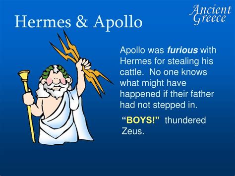 what did hermes give apollo